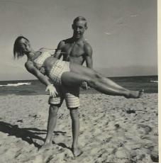 Me and Ed at Hollywood, FL beach in summer 1965. Yup, 50 years together.